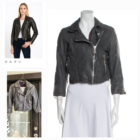 Doma Leather Biker Jacket - Picture 1 of 2